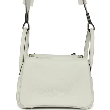 HERMÈS Hermes Mini Lindy II Gris Platine Clemence Gold Hardware | Thumbnail 4 HERMÈS Hermes Mini Lindy II Gris Platine Clemence Gold Hardware | Thumbnail 4