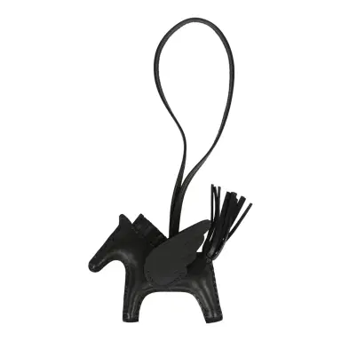 HERMÈS Hermes Pegase Rodeo Bag Charm PM So Black Milo Lambskin | Thumbnail 1 HERMÈS Hermes Pegase Rodeo Bag Charm PM So Black Milo Lambskin | Thumbnail 1