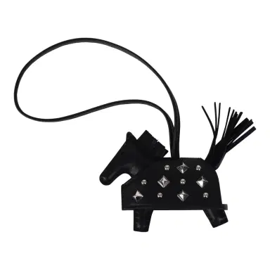 HERMÈS Hermes Rodeo Rock Bag Charm PM Black Milo Lambskin Palladium Hardware | Thumbnail 1 HERMÈS Hermes Rodeo Rock Bag Charm PM Black Milo Lambskin Palladium Hardware | Thumbnail 1