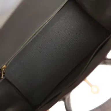 HERMÈS Hermes Special Order (HSS) Birkin 25 Beton, Gris Tourterelle Ostrich Brushed Gold Hardware | Thumbnail 9 HERMÈS Hermes Special Order (HSS) Birkin 25 Beton, Gris Tourterelle Ostrich Brushed Gold Hardware | Thumbnail 9