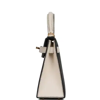 HERMÈS Hermes Special Order (HSS) Kelly Sellier 20 Black, Nata Chevre Mysore Gold Hardware | Thumbnail 3 HERMÈS Hermes Special Order (HSS) Kelly Sellier 20 Black, Nata Chevre Mysore Gold Hardware | Thumbnail 3