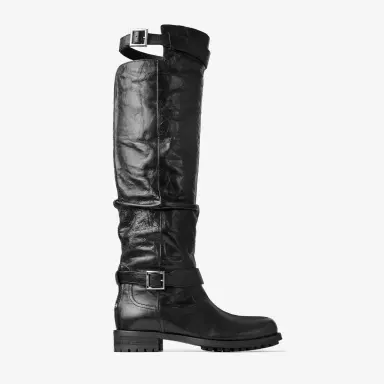 Jimmy Choo Biker Knee Boot | Thumbnail 2 Jimmy Choo Biker Knee Boot | Thumbnail 2