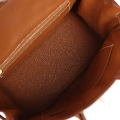 HERMÈS Pre-owned Hermes Birkin 25 Gold Togo Gold Hardware | Thumbnail 9 HERMÈS Pre-owned Hermes Birkin 25 Gold Togo Gold Hardware | Thumbnail 9