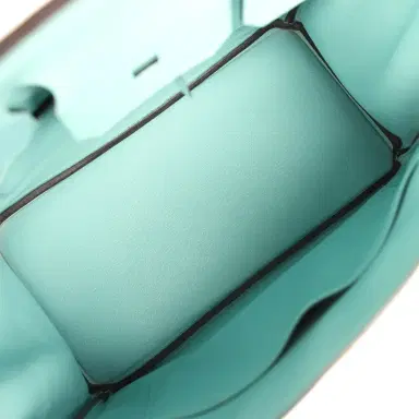 HERMÈS Pre-owned Hermes Birkin 30 Bleu Atoll Epsom Gold Hardware | Thumbnail 8 HERMÈS Pre-owned Hermes Birkin 30 Bleu Atoll Epsom Gold Hardware | Thumbnail 8