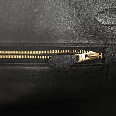 HERMÈS Pre-owned Hermes Birkin 35 Black Togo Gold Hardware | Thumbnail 9 HERMÈS Pre-owned Hermes Birkin 35 Black Togo Gold Hardware | Thumbnail 9