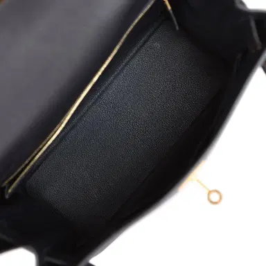 HERMÈS Pre-owned Hermes Kelly Retourne 28 Bleu Nuit Togo Gold Hardware | Thumbnail 9 HERMÈS Pre-owned Hermes Kelly Retourne 28 Bleu Nuit Togo Gold Hardware | Thumbnail 9