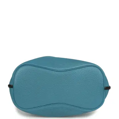 HERMÈS Pre-owned Hermes So Kelly 22 Blue Jean Togo Palladium Hardware | Thumbnail 6 HERMÈS Pre-owned Hermes So Kelly 22 Blue Jean Togo Palladium Hardware | Thumbnail 6