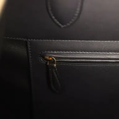 The Row The Row Margaux 15 Ceinture Bag Fango Canvas, Black Saddle Gold Hardware | Thumbnail 11 The Row The Row Margaux 15 Ceinture Bag Fango Canvas, Black Saddle Gold Hardware | Thumbnail 11