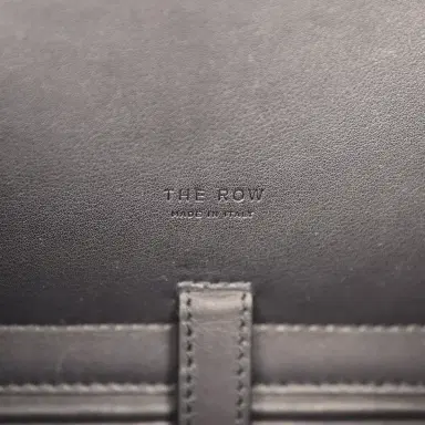 The Row The Row Margaux 15 Ceinture Bag Fango Canvas, Black Saddle Gold Hardware | Thumbnail 10 The Row The Row Margaux 15 Ceinture Bag Fango Canvas, Black Saddle Gold Hardware | Thumbnail 10