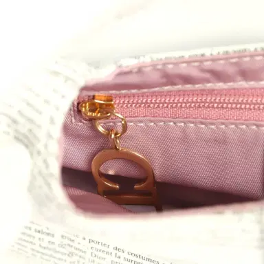 Dior Vintage Christian Dior Mini "Newspaper" Saddle Bag White, Black Leather Gold Hardware | Thumbnail 10 Dior Vintage Christian Dior Mini "Newspaper" Saddle Bag White, Black Leather Gold Hardware | Thumbnail 10