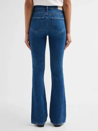 PAIGE Women's Laurel Canyon High-Rise Jeans - Acapella | Thumbnail 3 PAIGE Women's Laurel Canyon High-Rise Jeans - Acapella | Thumbnail 3