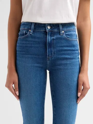 PAIGE Women's Laurel Canyon High-Rise Jeans - Acapella | Thumbnail 5 PAIGE Women's Laurel Canyon High-Rise Jeans - Acapella | Thumbnail 5
