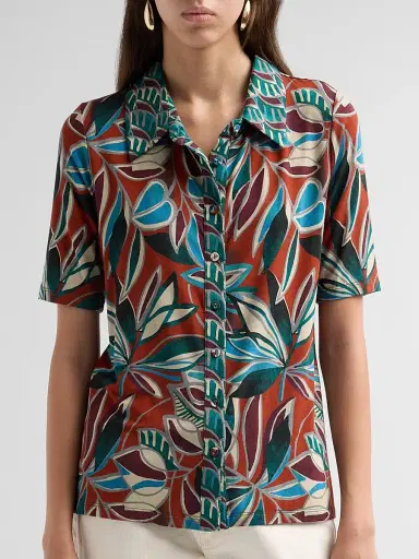 Johnny Was Women's The Janie Favorite Fitted Shirt - Casmalia | Thumbnail 5 Johnny Was Women's The Janie Favorite Fitted Shirt - Casmalia | Thumbnail 5