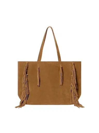 Nili Lotan Women's Joni Suede Tote Bag - Whiskey | Thumbnail 1 Nili Lotan Women's Joni Suede Tote Bag - Whiskey | Thumbnail 1