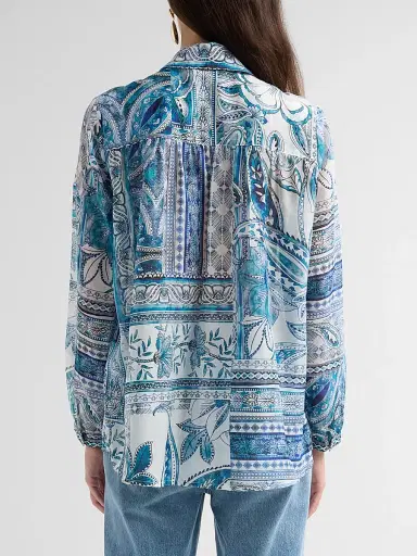 Johnny Was Women's Athene Relaxed Yoke Shirt - Athene | Thumbnail 3 Johnny Was Women's Athene Relaxed Yoke Shirt - Athene | Thumbnail 3