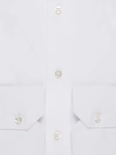 Stefano Ricci Men's Classic Cotton Button-Front Shirt - White | Thumbnail 3 Stefano Ricci Men's Classic Cotton Button-Front Shirt - White | Thumbnail 3