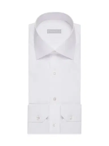 Stefano Ricci Men's Classic Cotton Button-Front Shirt - White | Thumbnail 1 Stefano Ricci Men's Classic Cotton Button-Front Shirt - White | Thumbnail 1