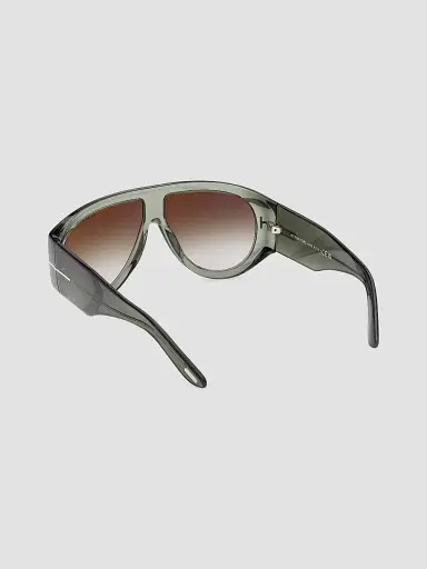 Tom Ford Women's Bronson 60MM Shield Sunglasses - Light Green Gradient Smoke | Thumbnail 5 Tom Ford Women's Bronson 60MM Shield Sunglasses - Light Green Gradient Smoke | Thumbnail 5