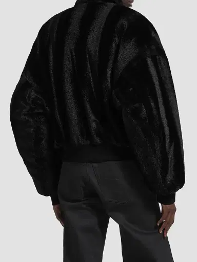 Balenciaga Women's Cropped Jacket - Black | Thumbnail 3 Balenciaga Women's Cropped Jacket - Black | Thumbnail 3