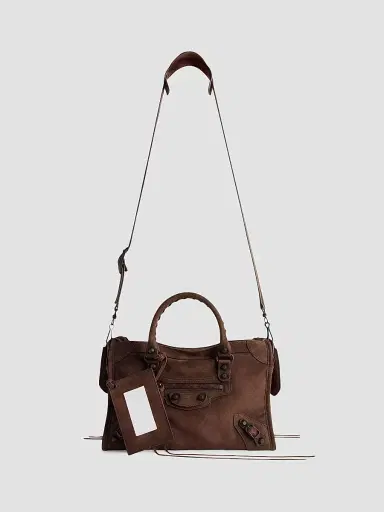 Balenciaga Women's Le City Top Handle Bag - Light Espresso | Thumbnail 5 Balenciaga Women's Le City Top Handle Bag - Light Espresso | Thumbnail 5
