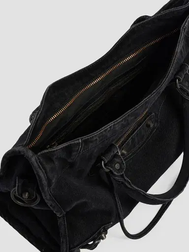 Balenciaga Women's Le City Top Handle Bag - Black | Thumbnail 4 Balenciaga Women's Le City Top Handle Bag - Black | Thumbnail 4
