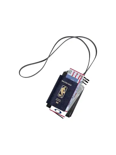 Balenciaga / NBA Collaboration Passport Phone Holder - Blue | Thumbnail 1 Balenciaga / NBA Collaboration Passport Phone Holder - Blue | Thumbnail 1
