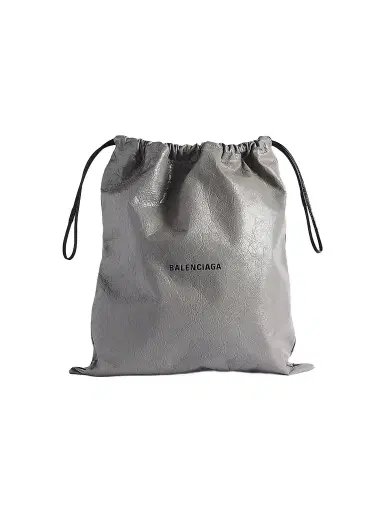 Balenciaga Men's Shopper Dust Bag Pouch - Grey | Thumbnail 1 Balenciaga Men's Shopper Dust Bag Pouch - Grey | Thumbnail 1