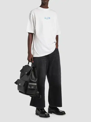 Balenciaga Men's Sketchy Medium Fit T-Shirt - White | Thumbnail 2 Balenciaga Men's Sketchy Medium Fit T-Shirt - White | Thumbnail 2