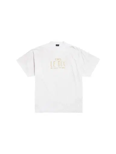 Balenciaga Men's Fragrance Le Dix Oversized T-Shirt - Light Heather Grey | Thumbnail 1 Balenciaga Men's Fragrance Le Dix Oversized T-Shirt - Light Heather Grey | Thumbnail 1