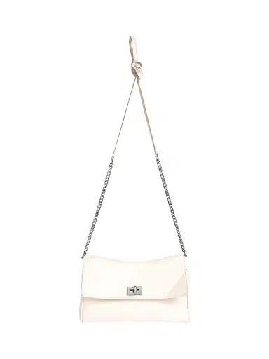 Balenciaga Women's Rodeo Chain Wallet - Optic White | Thumbnail 1 Balenciaga Women's Rodeo Chain Wallet - Optic White | Thumbnail 1