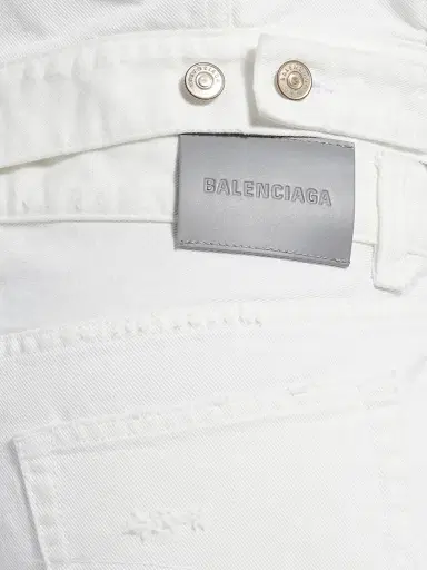 Balenciaga Men's Slim Fit Jeans - White - Size 32 | Thumbnail 2 Balenciaga Men's Slim Fit Jeans - White - Size 32 | Thumbnail 2