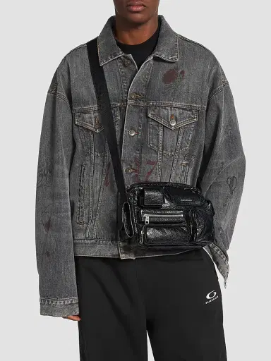 Balenciaga Men's Superbusy Camera Bag - Black | Thumbnail 4 Balenciaga Men's Superbusy Camera Bag - Black | Thumbnail 4