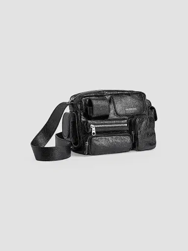 Balenciaga Men's Superbusy Camera Bag - Black | Thumbnail 5 Balenciaga Men's Superbusy Camera Bag - Black | Thumbnail 5