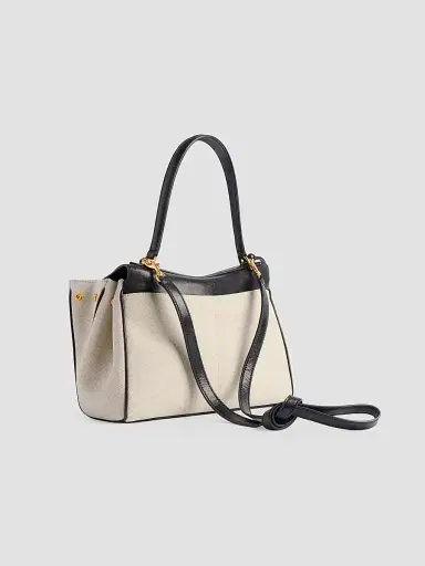 Balenciaga Women's Rodeo Top Handle Bag - Beige Black | Thumbnail 5 Balenciaga Women's Rodeo Top Handle Bag - Beige Black | Thumbnail 5
