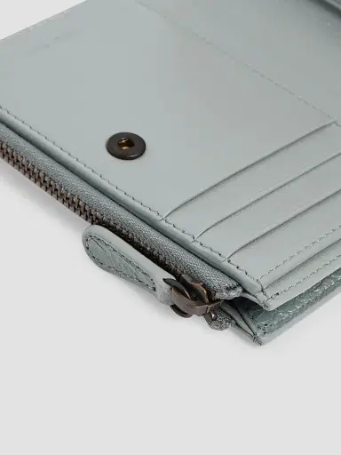 Balenciaga Women's Le City Bifold Wallet - Blue Grey | Thumbnail 5 Balenciaga Women's Le City Bifold Wallet - Blue Grey | Thumbnail 5