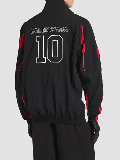 Balenciaga Men's x NBA Collaboration Tracksuit Jacket - New Black | Thumbnail 4 Balenciaga Men's x NBA Collaboration Tracksuit Jacket - New Black | Thumbnail 4