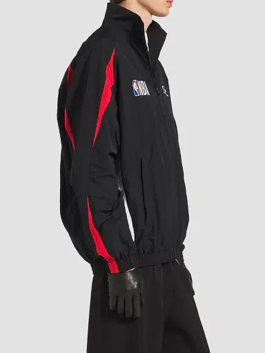 Balenciaga Men's x NBA Collaboration Tracksuit Jacket - New Black | Thumbnail 5 Balenciaga Men's x NBA Collaboration Tracksuit Jacket - New Black | Thumbnail 5