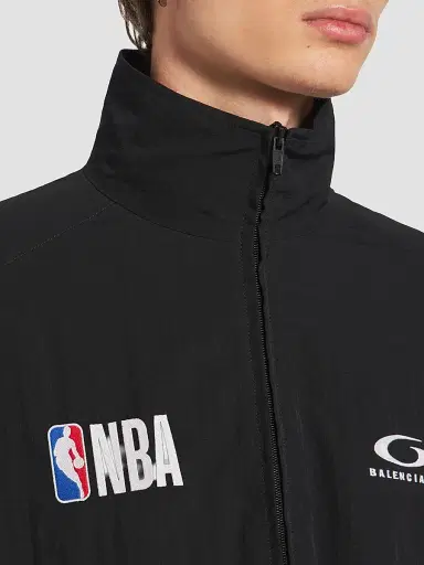 Balenciaga Men's x NBA Collaboration Tracksuit Jacket - New Black | Thumbnail 6 Balenciaga Men's x NBA Collaboration Tracksuit Jacket - New Black | Thumbnail 6