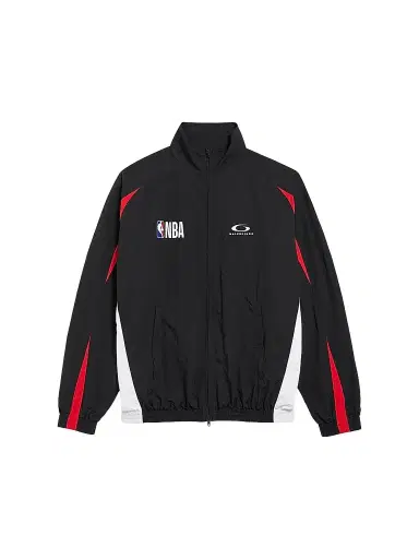 Balenciaga Men's x NBA Collaboration Tracksuit Jacket - New Black | Thumbnail 1 Balenciaga Men's x NBA Collaboration Tracksuit Jacket - New Black | Thumbnail 1