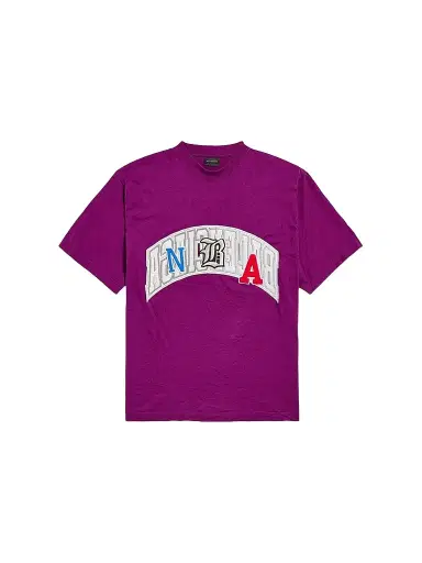 Balenciaga Men's x NBA Collaboration Oversized T-Shirt - Violet - Size Large | Thumbnail 1 Balenciaga Men's x NBA Collaboration Oversized T-Shirt - Violet - Size Large | Thumbnail 1