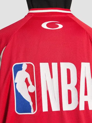 Balenciaga Men's x NBA Collaboration Oversized T-Shirt - Red | Thumbnail 6 Balenciaga Men's x NBA Collaboration Oversized T-Shirt - Red | Thumbnail 6
