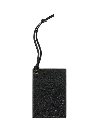 Balenciaga Men's Le City Charm-Keychain Card Holder - Black | Thumbnail 1 Balenciaga Men's Le City Charm-Keychain Card Holder - Black | Thumbnail 1