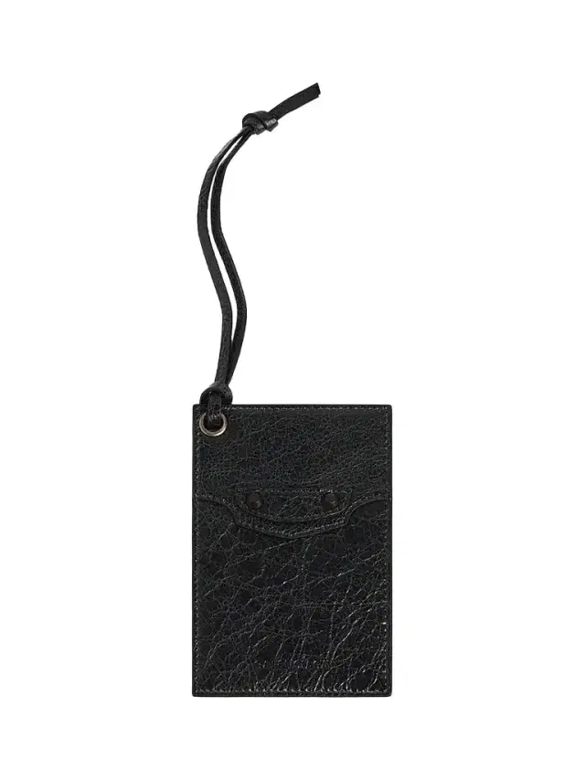 Men's Le City Charm-Keychain Card Holder - Black Men's Le City Charm-Keychain Card Holder - Black