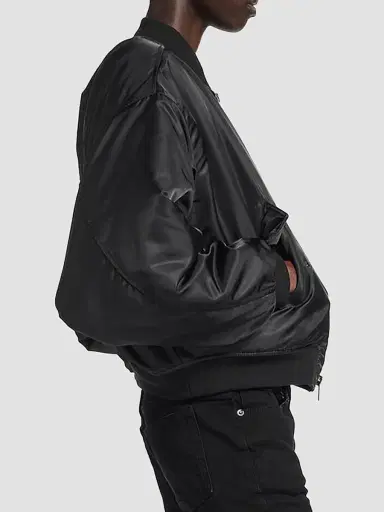 Balenciaga Women's Bomber Jacket - Black | Thumbnail 4 Balenciaga Women's Bomber Jacket - Black | Thumbnail 4
