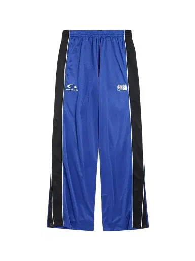 Balenciaga Men's x NBA Collaboration Tracksuit Pants - Blue Black | Thumbnail 1 Balenciaga Men's x NBA Collaboration Tracksuit Pants - Blue Black | Thumbnail 1