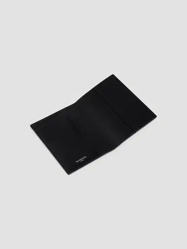 Balenciaga Passport Holder with Rhinestones - Black | Thumbnail 2 Balenciaga Passport Holder with Rhinestones - Black | Thumbnail 2