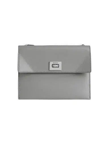 Balenciaga Women's Rodeo Coin and Card Holder - Cloud Grey | Thumbnail 1 Balenciaga Women's Rodeo Coin and Card Holder - Cloud Grey | Thumbnail 1