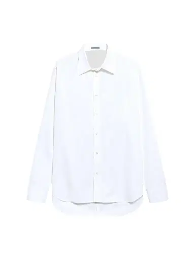 Balenciaga Women's Draped Back Shirt - White - Size 10 | Thumbnail 1 Balenciaga Women's Draped Back Shirt - White - Size 10 | Thumbnail 1