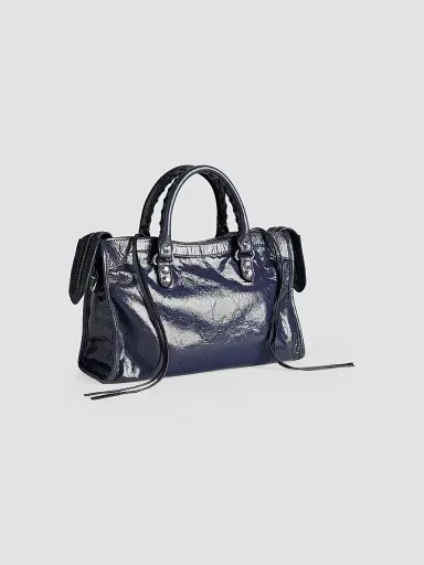 Balenciaga Women's Le City Top Handle Bag - Navy | Thumbnail 5 Balenciaga Women's Le City Top Handle Bag - Navy | Thumbnail 5