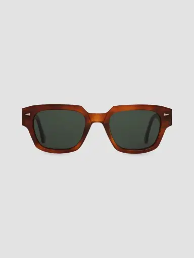 AHLEM Men's Rivoli 51MM Rectangular Sunglasses - Orange Turtle Dark Green | Thumbnail 2 AHLEM Men's Rivoli 51MM Rectangular Sunglasses - Orange Turtle Dark Green | Thumbnail 2